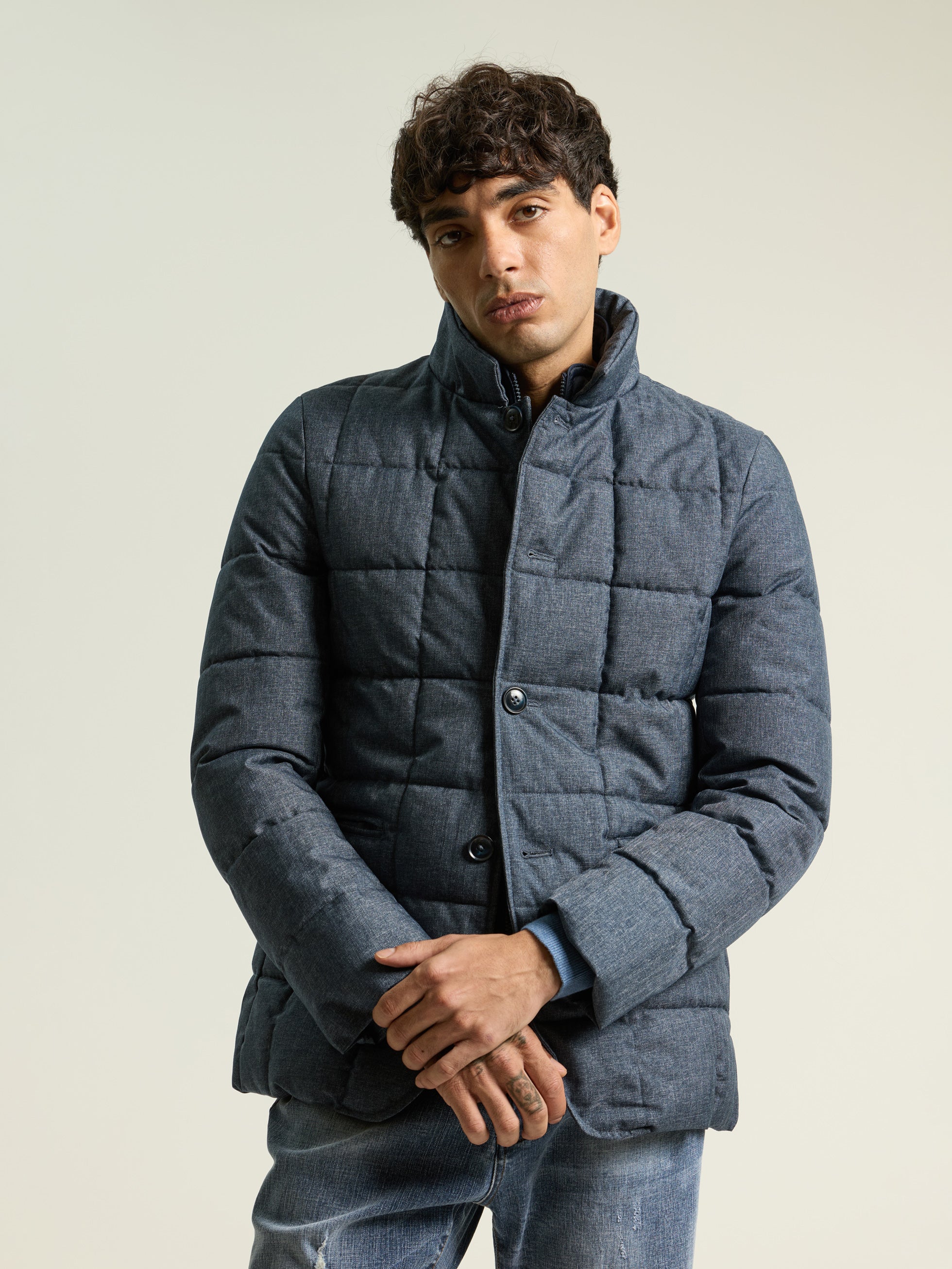 CHAQUETA ACOLCHADA VIGORÉ DENIM