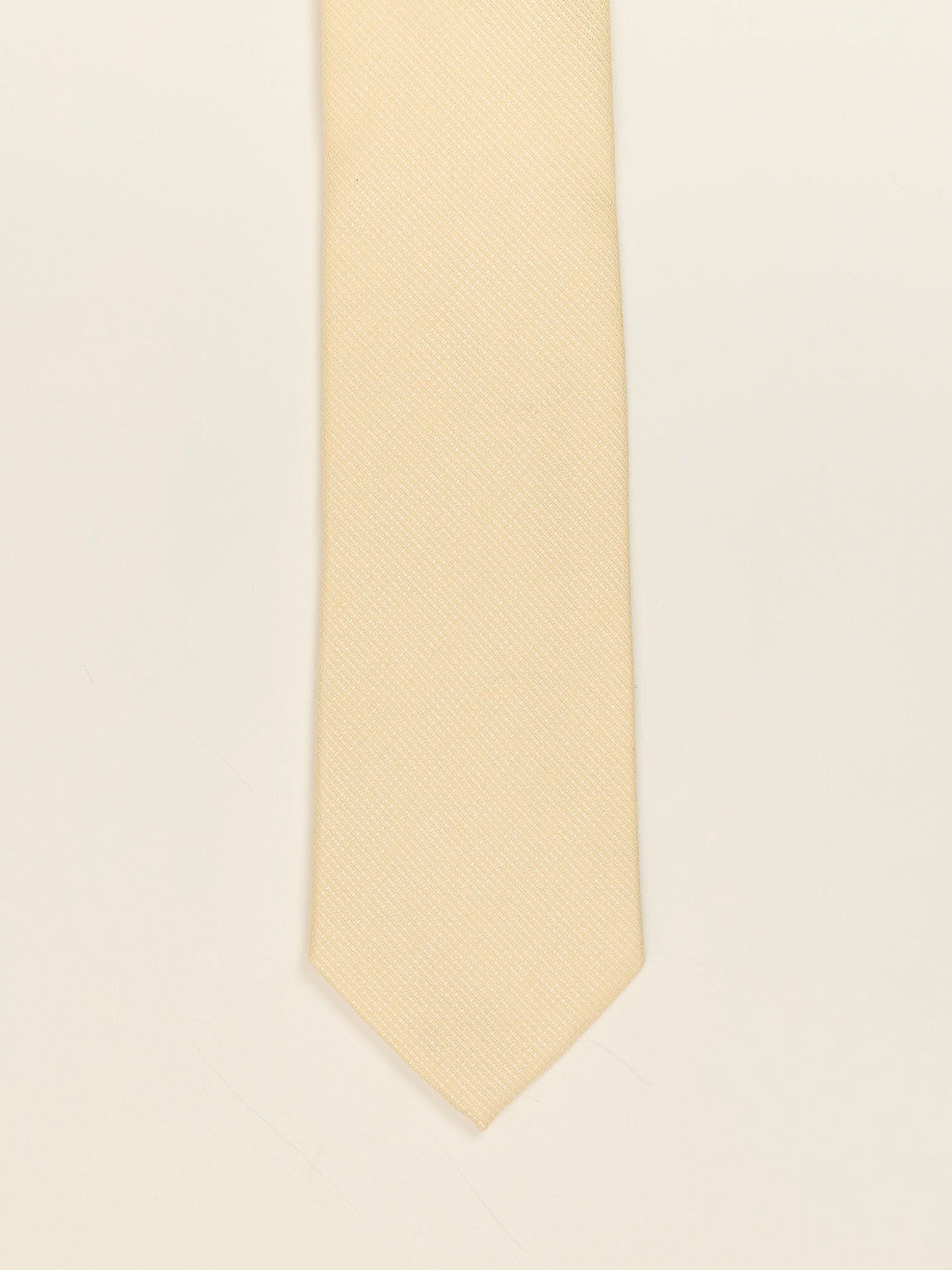 CORBATA TEXTURA SOFT BLANCO ROTO