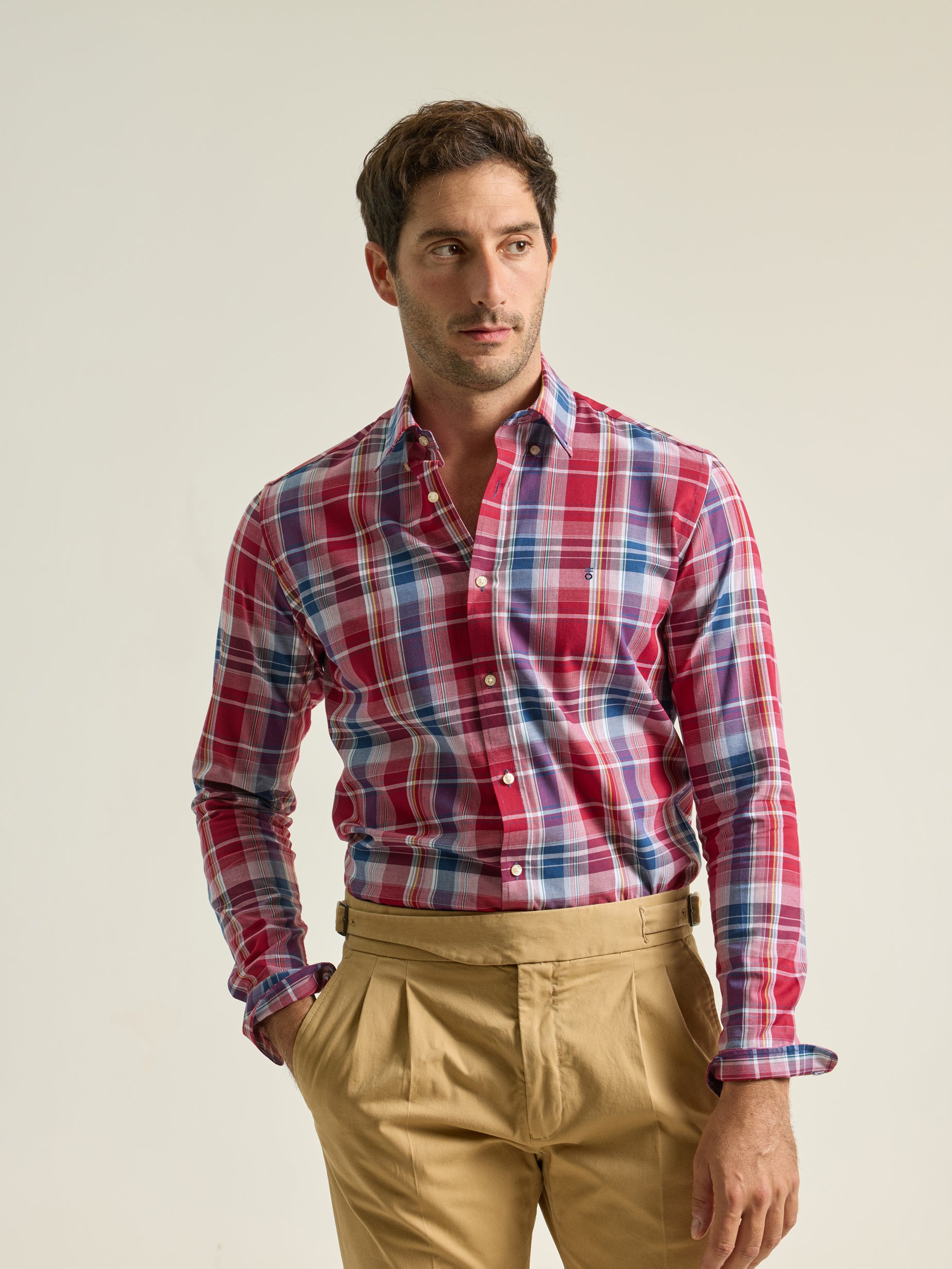 BOUGAINVILLEA CASUAL TARTAN SHIRT