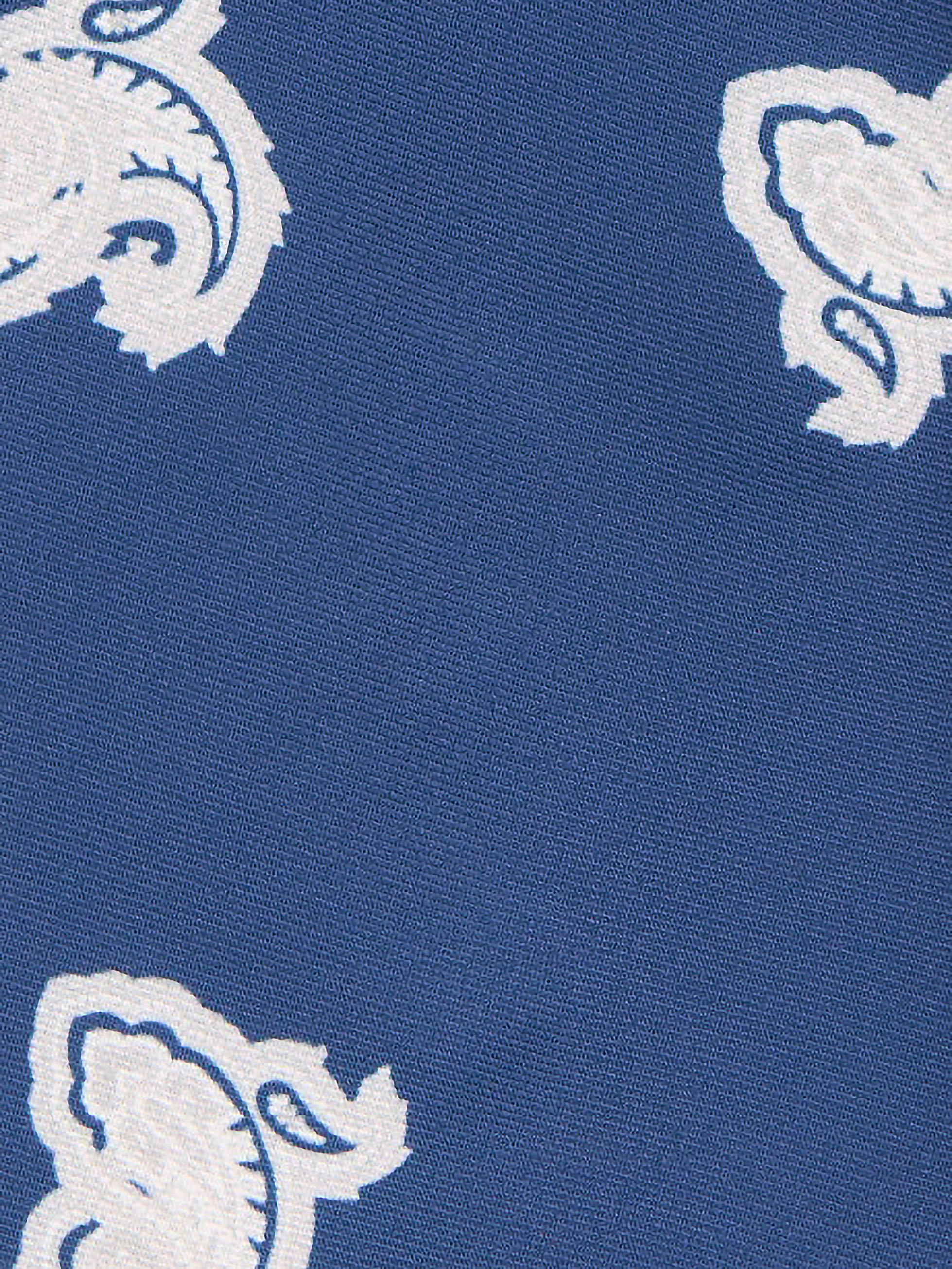 CORBATA PAISLEY AZUL TINTA