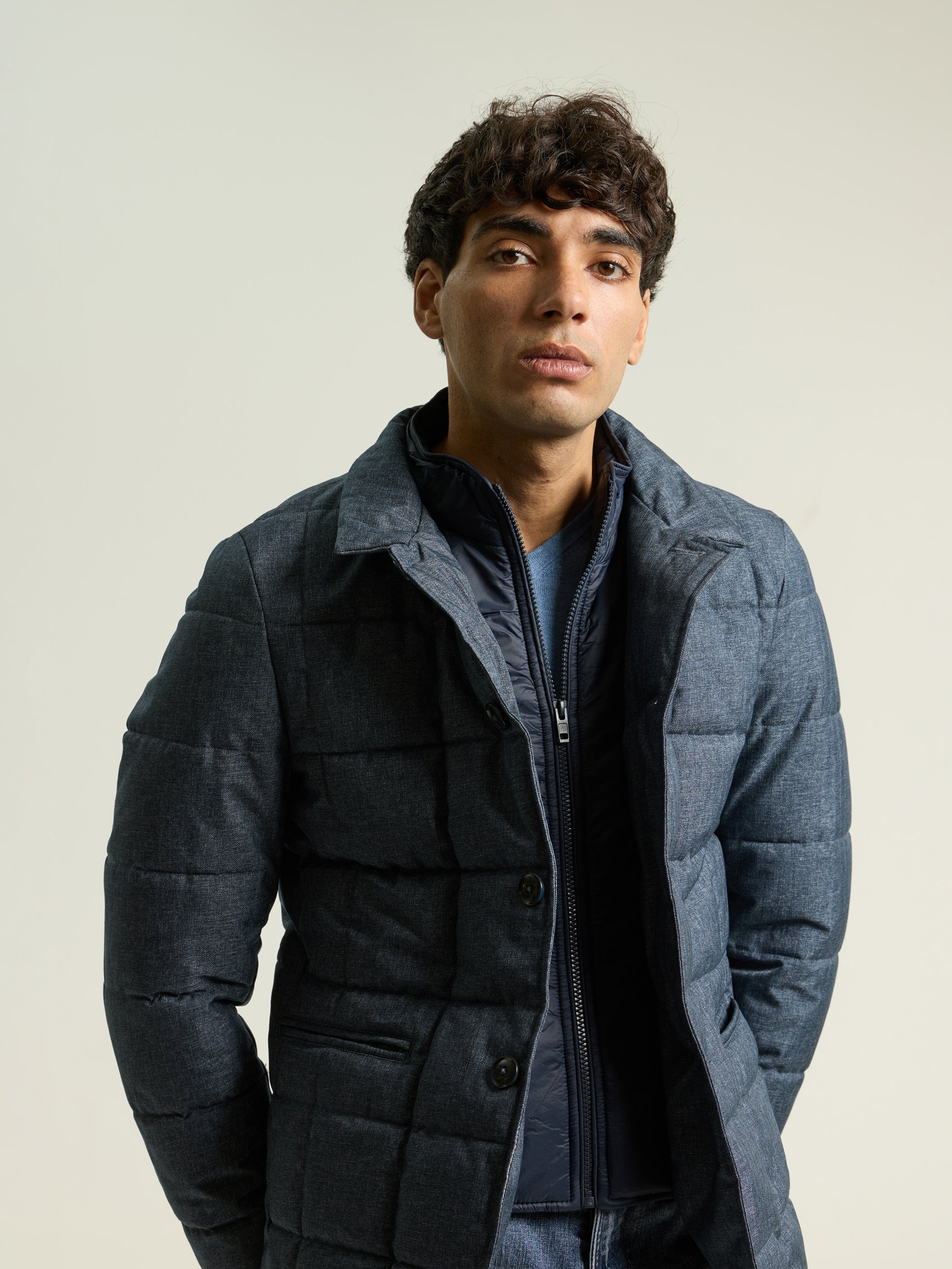 CHAQUETA ACOLCHADA VIGORÉ DENIM