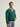 GREEN CONTRAST POLO NECK SWEATSHIRT