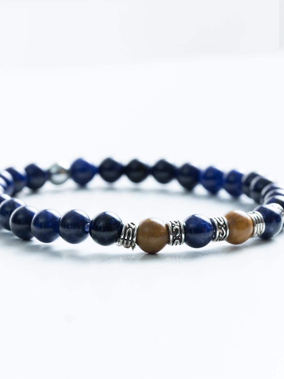 PULSERA PIEDRAS AZUL - 3