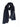 NAVY PLAIN WOOL FOULARD