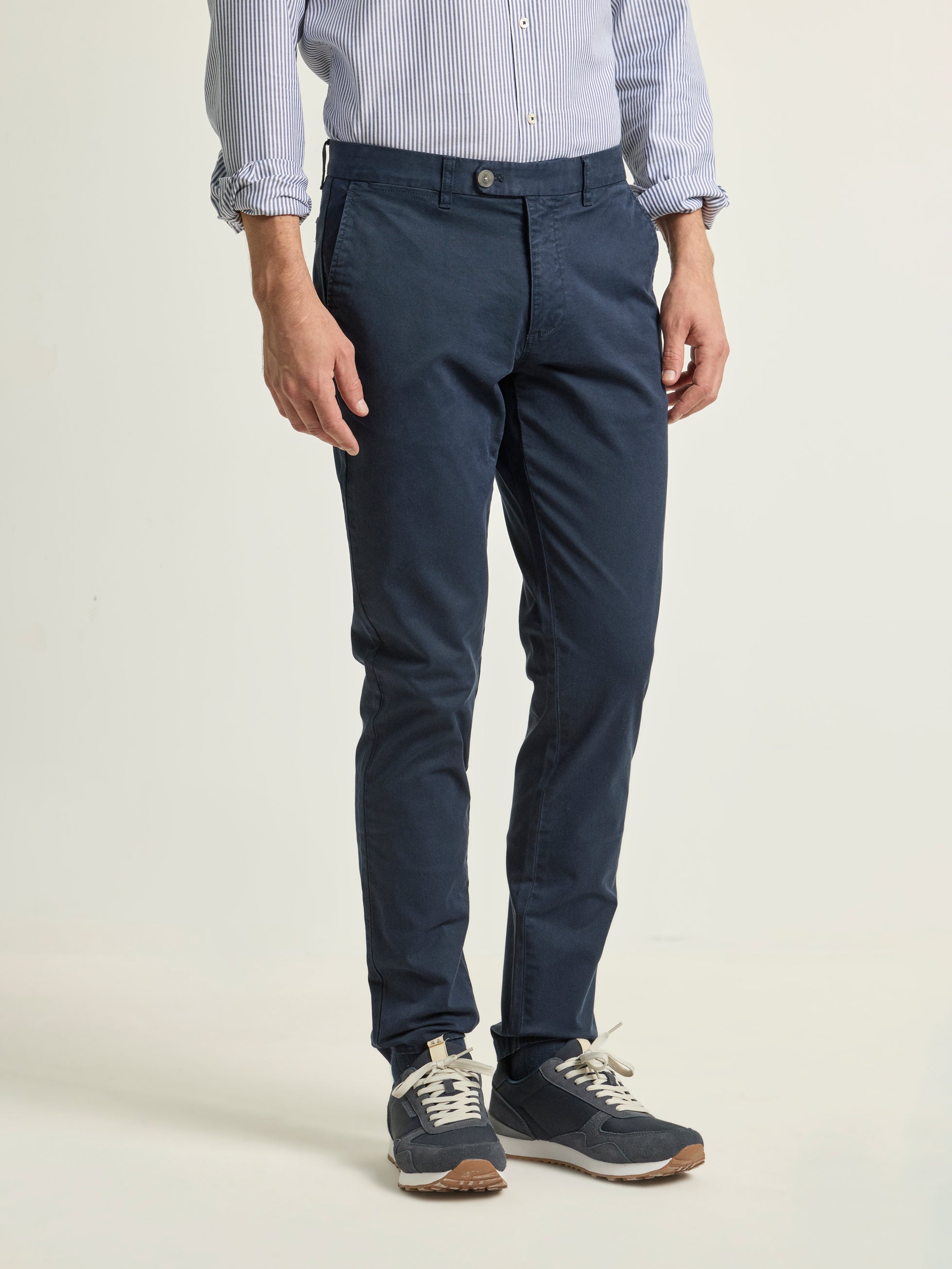 PANTALON CHINO TWILL MARINO