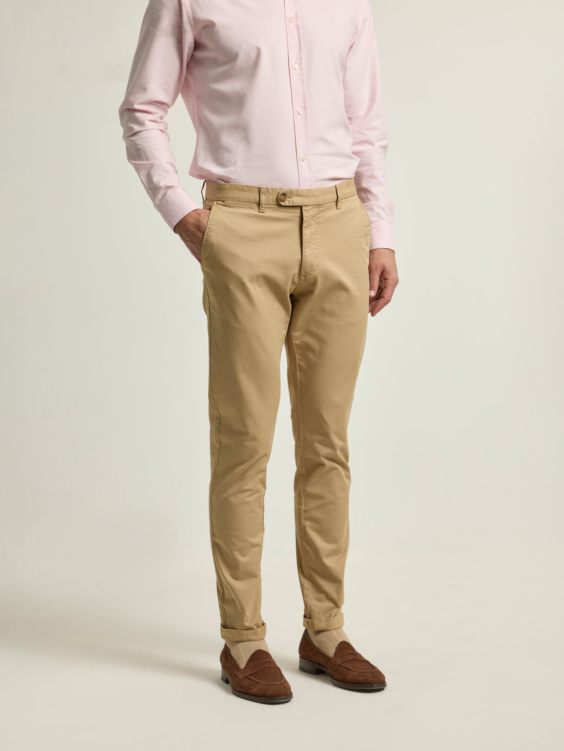 PANTALON CHINO TWILL VISÓN