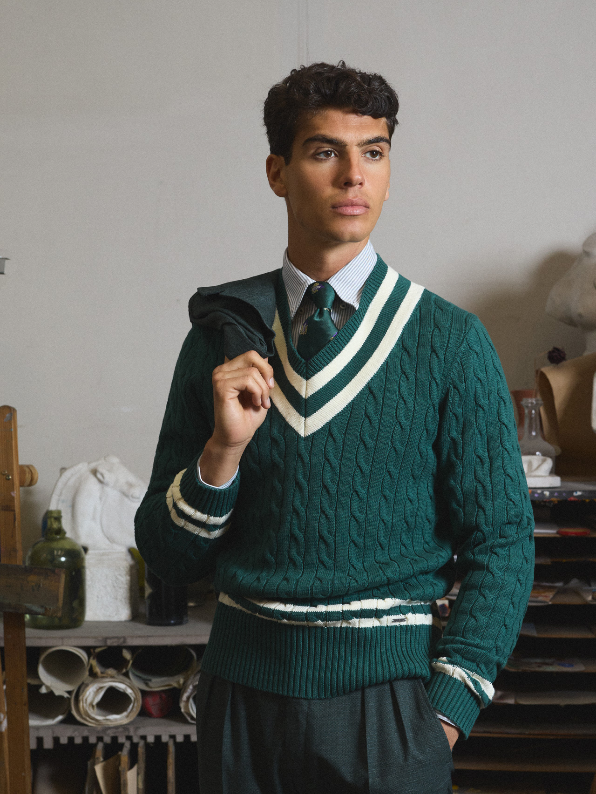 GREEN UNIVERSITY CRICKET JUMPER